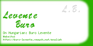 levente buro business card
